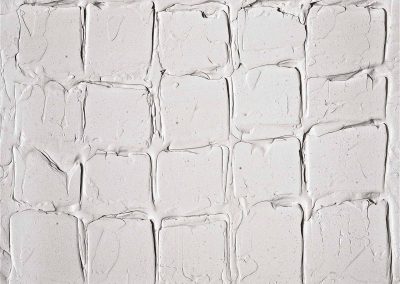 Pietro Calabretta, Le trincee della pace, 2013, acrilico su vetro, 40x50 cm