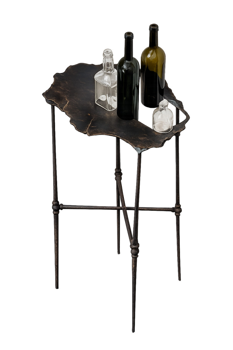 David Palterer, Omaggio a Morandi 2016, Fusione in bronzo, vetro industriale, 122x40x40 cm